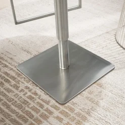 Barhocker FineBuy Barstuhl Schwarz Kunstleder Edelstahl Tresenhocker Modern