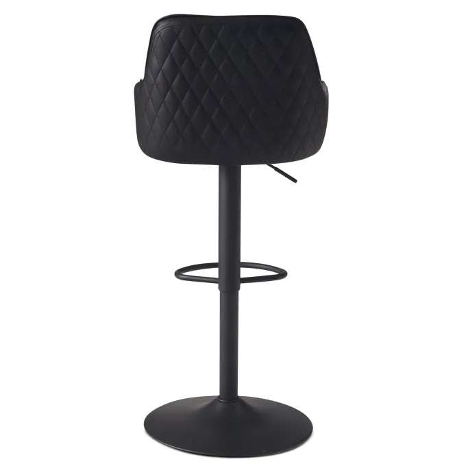 Barhocker FineBuy Küchenhocker Kunstleder Schwarz Hocker Bistrohocker Barstuhl