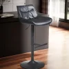 Barhocker FineBuy Küchenhocker Kunstleder Schwarz Hocker Bistrohocker Barstuhl