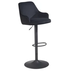 Barhocker FineBuy Küchenhocker Samt Hocker Bistrohocker Barstuhl Drehbar Modern