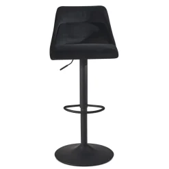 Barhocker FineBuy Küchenhocker Samt Hocker Bistrohocker Drehbar Barstuhl Modern