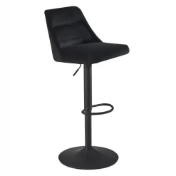 Barhocker FineBuy Küchenhocker Samt Hocker Bistrohocker Drehbar Barstuhl Modern