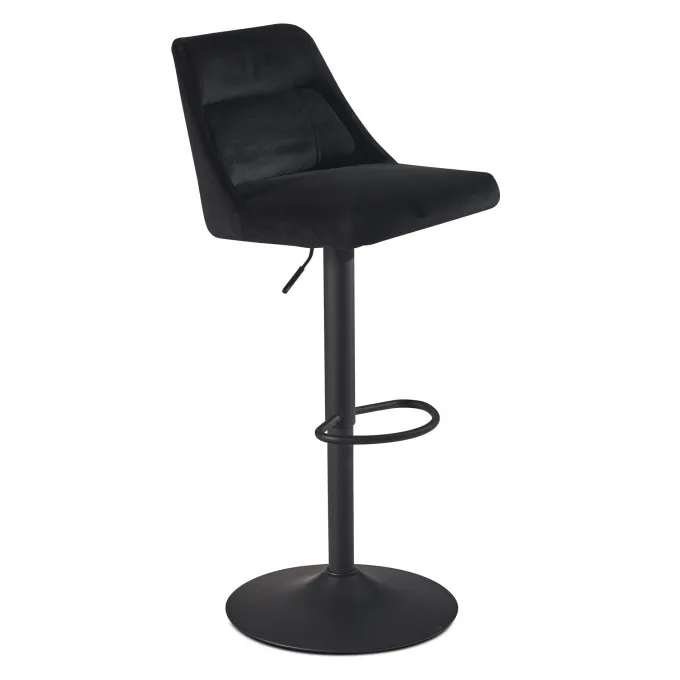 Barhocker FineBuy Küchenhocker Samt Hocker Bistrohocker Drehbar Barstuhl Modern