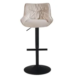 Barhocker FineBuy Küchenhocker Samt Hocker Bistrohocker Drehbar Barstuhl Modern