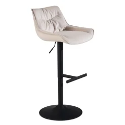 Barhocker FineBuy Küchenhocker Samt Hocker Bistrohocker Drehbar Barstuhl Modern