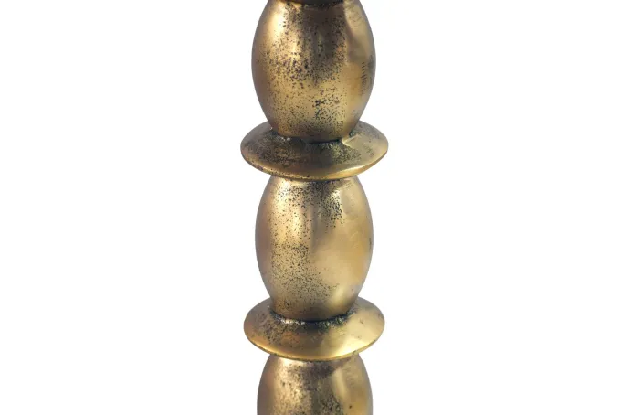 Beistelltisch Alu Gold 40cm Metall Couchtisch Wohnzimmertisch Dekotisch Tisch