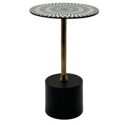 Beistelltisch Aluminium Anstelltisch Metall Wohnzimmertisch Dekotisch Couchtisch