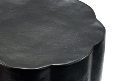 Beistelltisch Aluminium Dekotisch Metall Alu Anstelltisch Sofatisch rund klein