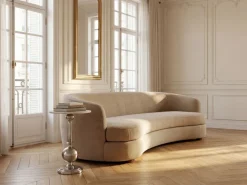 Beistelltisch 40cm Alu Metall Couchtisch Wohnzimmertisch Marmor Platte Weiß Rund