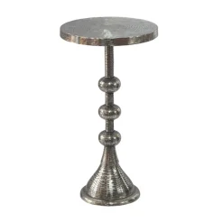 Beistelltisch Rund 30cm Anstelltisch Metall Dekotisch Aluminium Alu Sofatisch