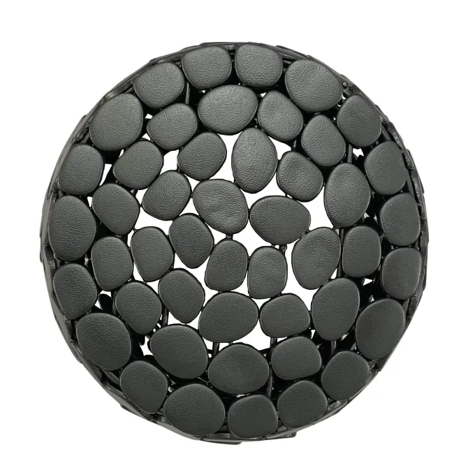 Beistelltisch rund 40cm Couchtisch Metall Alu Wohnzimmertisch Dekotisch klein