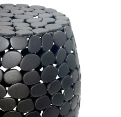 Beistelltisch rund 40cm Couchtisch Metall Alu Wohnzimmertisch Dekotisch klein