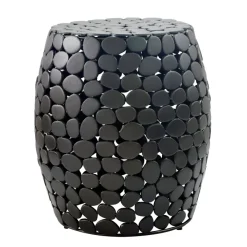 Beistelltisch rund 40cm Couchtisch Metall Alu Wohnzimmertisch Dekotisch klein