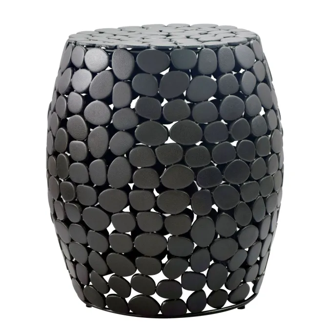 Beistelltisch rund 40cm Couchtisch Metall Alu Wohnzimmertisch Dekotisch klein