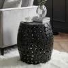 Beistelltisch rund 40cm Metall Couchtisch Marmor Alu Wohnzimmertisch Dekotisch