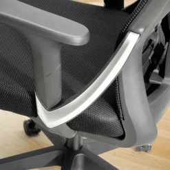 Bürostuhl FineBuy Schreibtischstuhl Mesh Drehstuhl Ergonomisch Stoff 120 kg