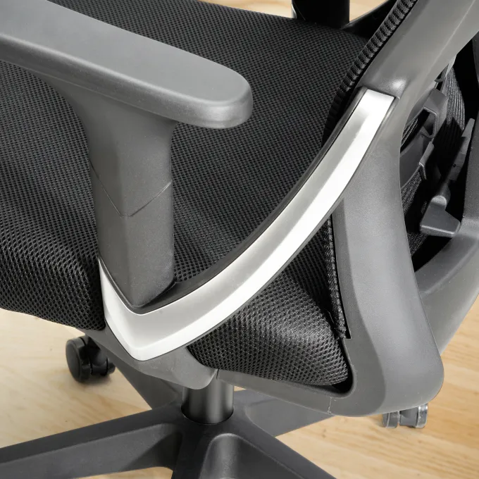 Bürostuhl FineBuy Schreibtischstuhl Mesh Drehstuhl Ergonomisch Stoff 120 kg