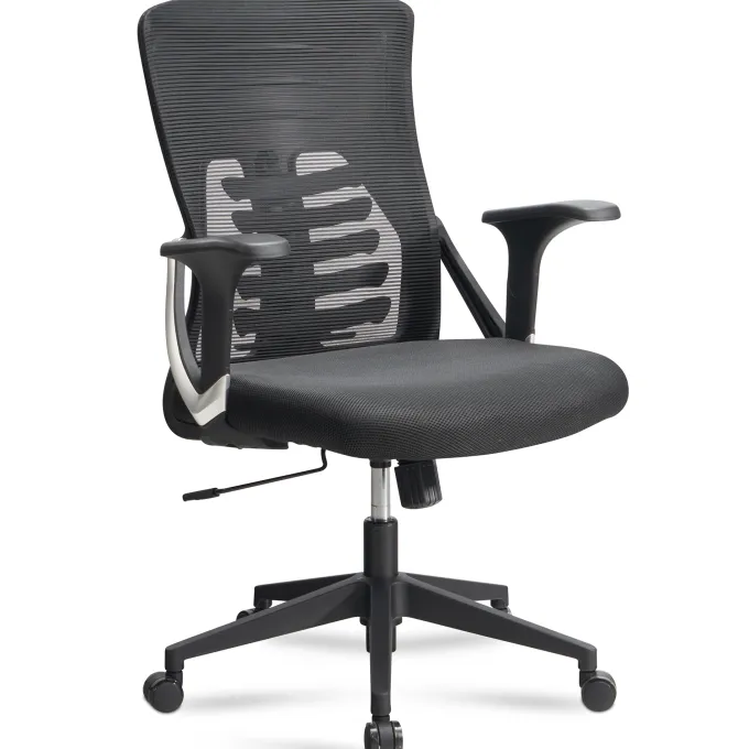 Bürostuhl FineBuy Schreibtischstuhl Mesh Drehstuhl Ergonomisch Stoff 120 kg