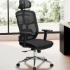 Bürostuhl FineBuy Schreibtischstuhl Mesh Schwarz Drehstuhl Ergonomisch 120 kg