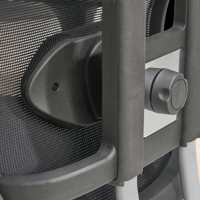 Bürostuhl FineBuy Schreibtischstuhl Mesh Schwarz Drehstuhl Ergonomisch 120 kg