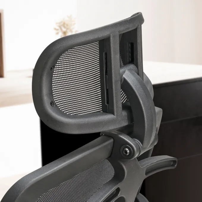 Bürostuhl FineBuy Schreibtischstuhl Mesh Schwarz Drehstuhl Ergonomisch 120 kg