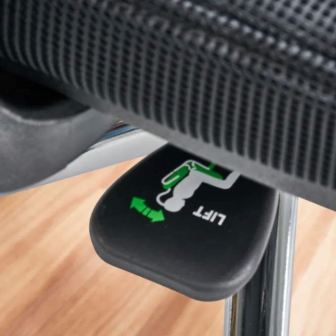 Bürostuhl FineBuy Schreibtischstuhl Mesh Schwarz Drehstuhl Ergonomisch 120 kg
