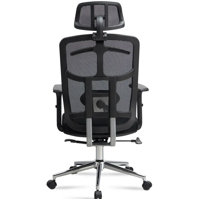 Bürostuhl FineBuy Schreibtischstuhl Mesh Schwarz Drehstuhl Ergonomisch 120 kg