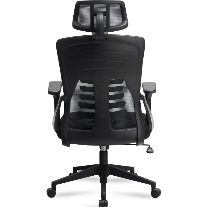Bürostuhl FineBuy Schreibtischstuhl Mesh Schwarz Drehstuhl Ergonomisch 120 kg
