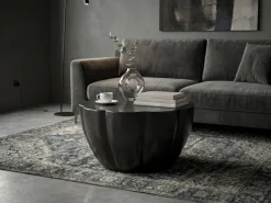 Couchtisch Aluminium 60cm Wohnzimmertisch Rund Sofatisch Beistelltisch Metall