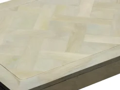 Couchtisch 120cm Massivholz Rechteckig Sofatisch Wohnzimmertisch Tisch Modern