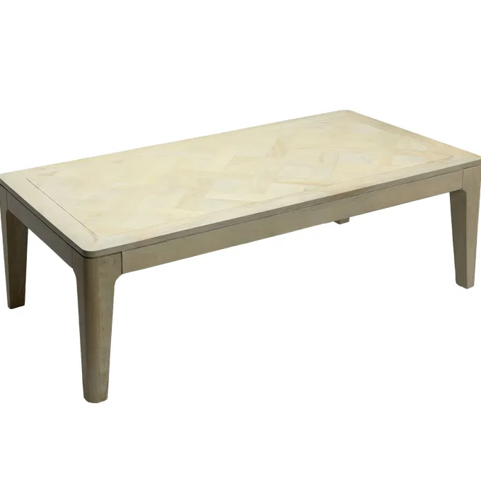 Couchtisch 120cm Massivholz Rechteckig Sofatisch Wohnzimmertisch Tisch Modern