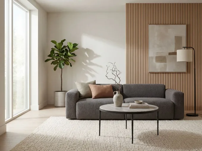 Couchtisch 70cm mit Marmor Platte weiß Wohnzimmertisch Beistelltisch Metall rund