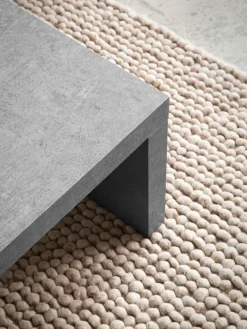 Couchtisch 110 cm Wohnzimmertisch Sofatisch Groß Kaffeetisch Rechteckig Zeitlos