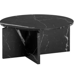 Couchtisch FineBuy 70 cm Wohnzimmertisch Sofatisch Rund Groß Kaffeetisch Modern
