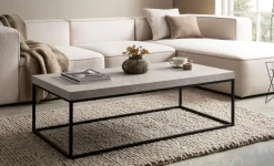 Couchtisch FineBuy Sofatisch 120 cm Wohnzimmertisch Groß Kaffeetisch Modern