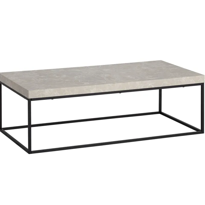 Couchtisch FineBuy Sofatisch 120 cm Wohnzimmertisch Groß Kaffeetisch Modern