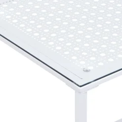 Couchtisch FineBuy Sofatisch Glas Metall 100 cm Wohnzimmertisch Rechteckig