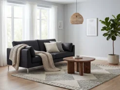 Couchtisch Mango Massivholz 60cm quadratisch Handgefertigter Wohnzimmertisch