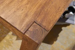 Couchtisch Massivholz 110cm · Rechteckiger Landhaus Wohnzimmertisch aus Echtholz