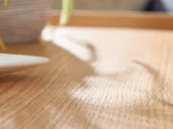 Couchtisch Rund 80cm Skandinavisches Eiche Design Wohnzimmertisch Kreuzgestell