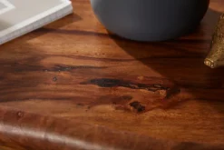 Couchtisch 2-teilig Massivholz Satztische Wohnzimmertisch Nierentisch Holz-Tisch
