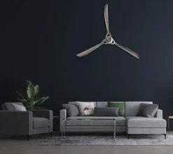Deko Propeller FineBuy 85 cm Wanddeko Aluminium Flugzeug Wandpropeller Wohndeko