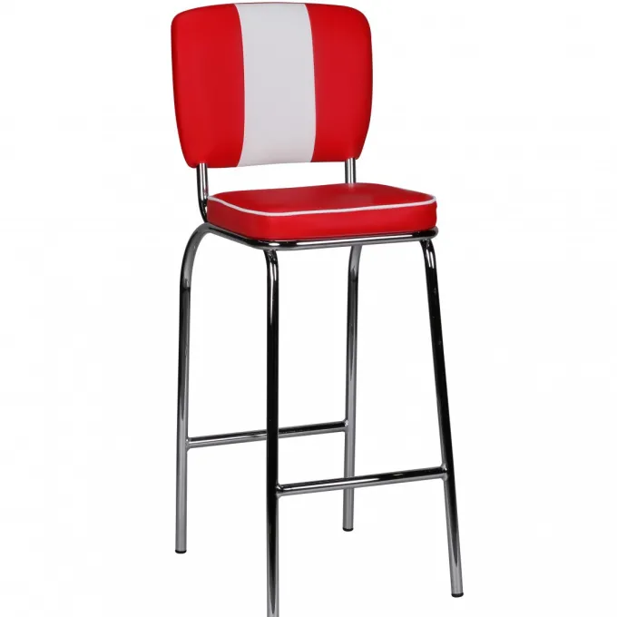 4er Set Barhocker American Diner Barstuhl 50er Jahre Retro Stuhl US 2 Stück USA