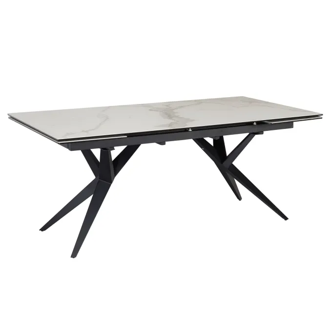 Esstisch FineBuy Esszimmertisch 180 - 260 cm Keramiktisch Ausziehbar Keramik