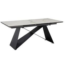 Esstisch FineBuy Esszimmertisch 180 - 260 cm Ausziehbar Keramik Keramiktisch