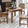 Esstisch quadratisch 80cm Massivholz Esszimmertisch rustikal Küchentisch massiv