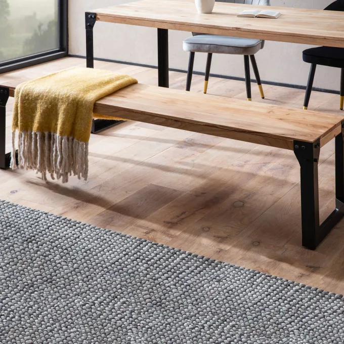 Esszimmerbank FineBuy Sitzbank Akazie Massivholz Essbank Industrial Holzbank