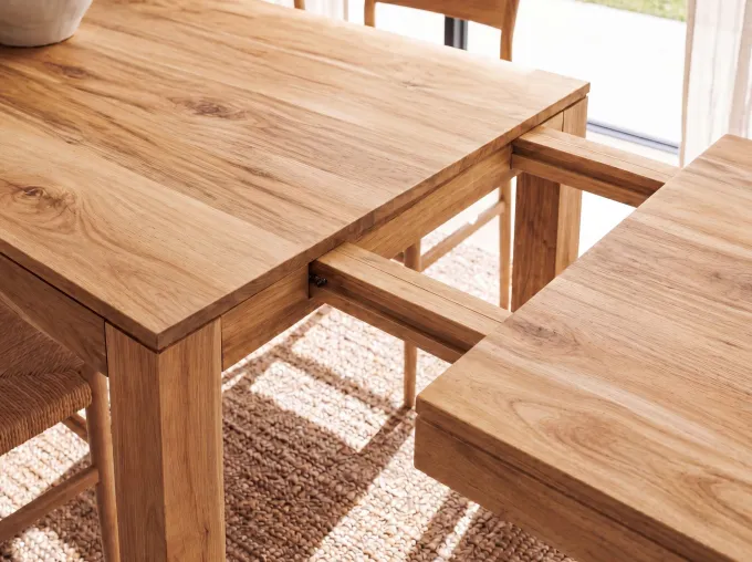 Esszimmertisch Erweiterbar 160 - 240cm Holz Massiv Esstisch Küchentisch Handmade