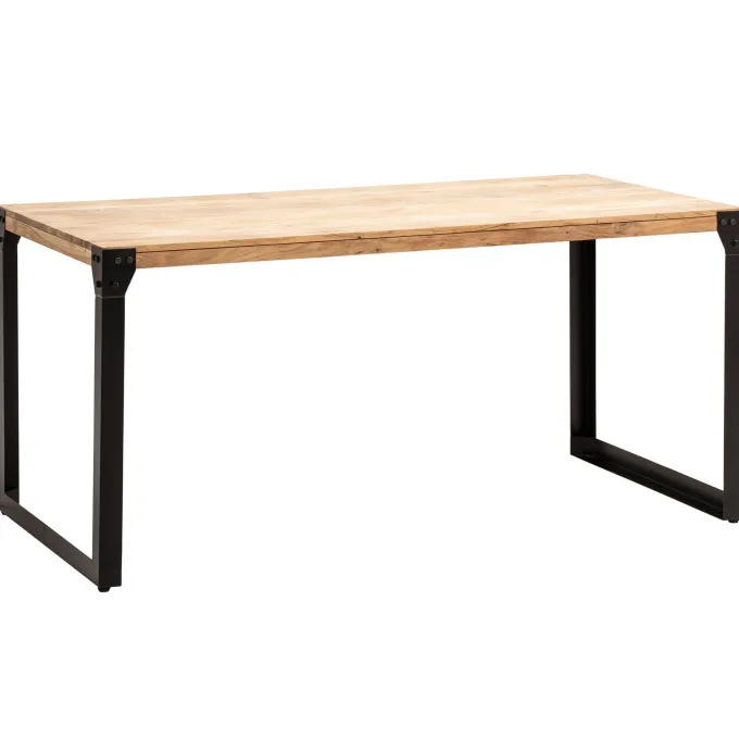Esszimmertisch FineBuy Esstisch Akazie Holz Massiv Metall Küchentisch Industrial
