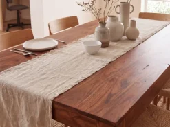 Esszimmertisch FineBuy Esstisch Sheesham Massivholz Küchentisch Esszimmer Groß